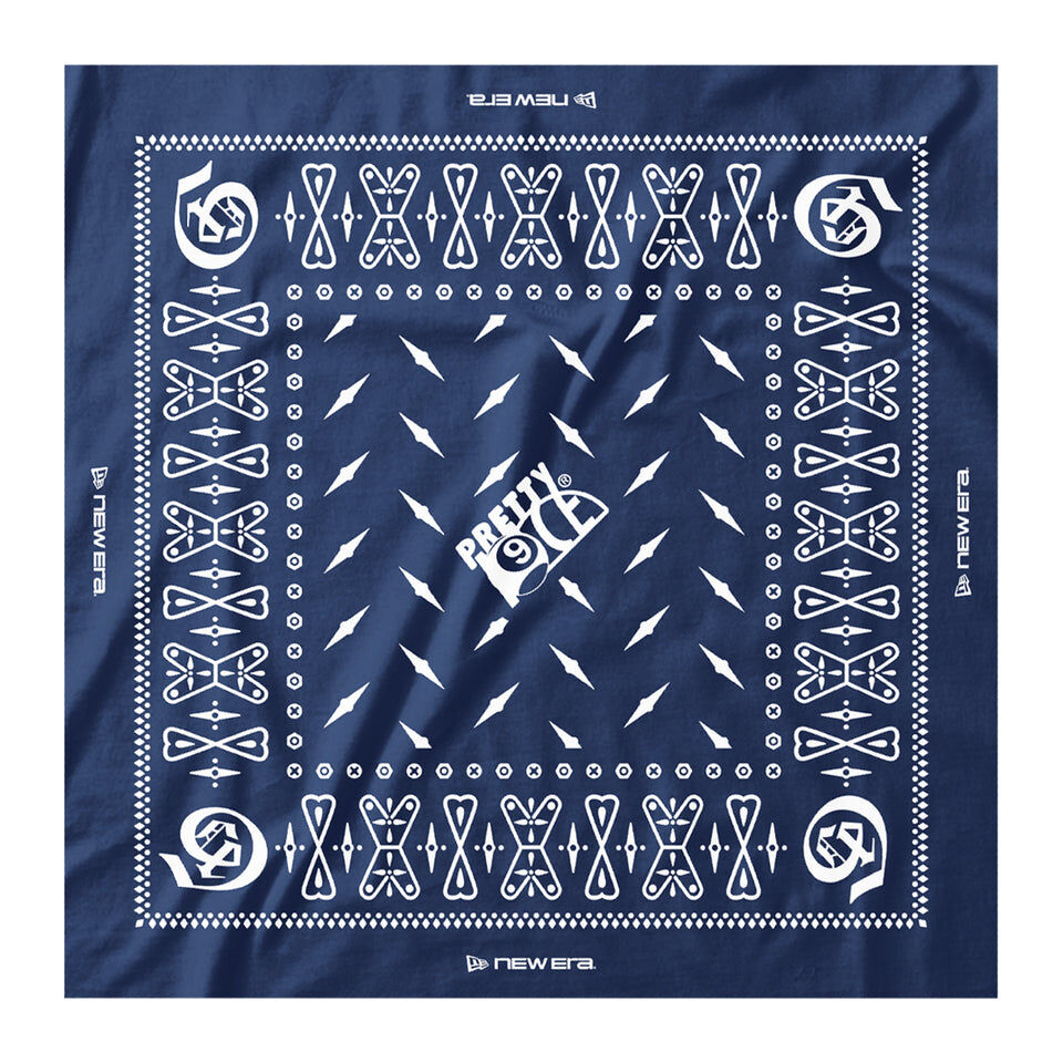 PRETTYNICE x 9CE x New Era｜PRETTY 9CE Bandana (Light Navy)