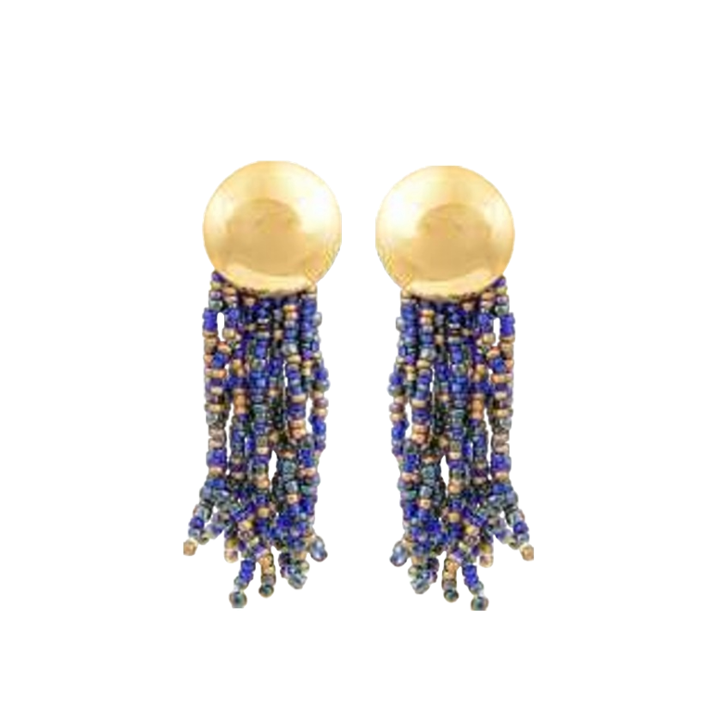 1MY0524-194 [MAYOL] Electric Barbarella Purple Earrings #E07 (EU)