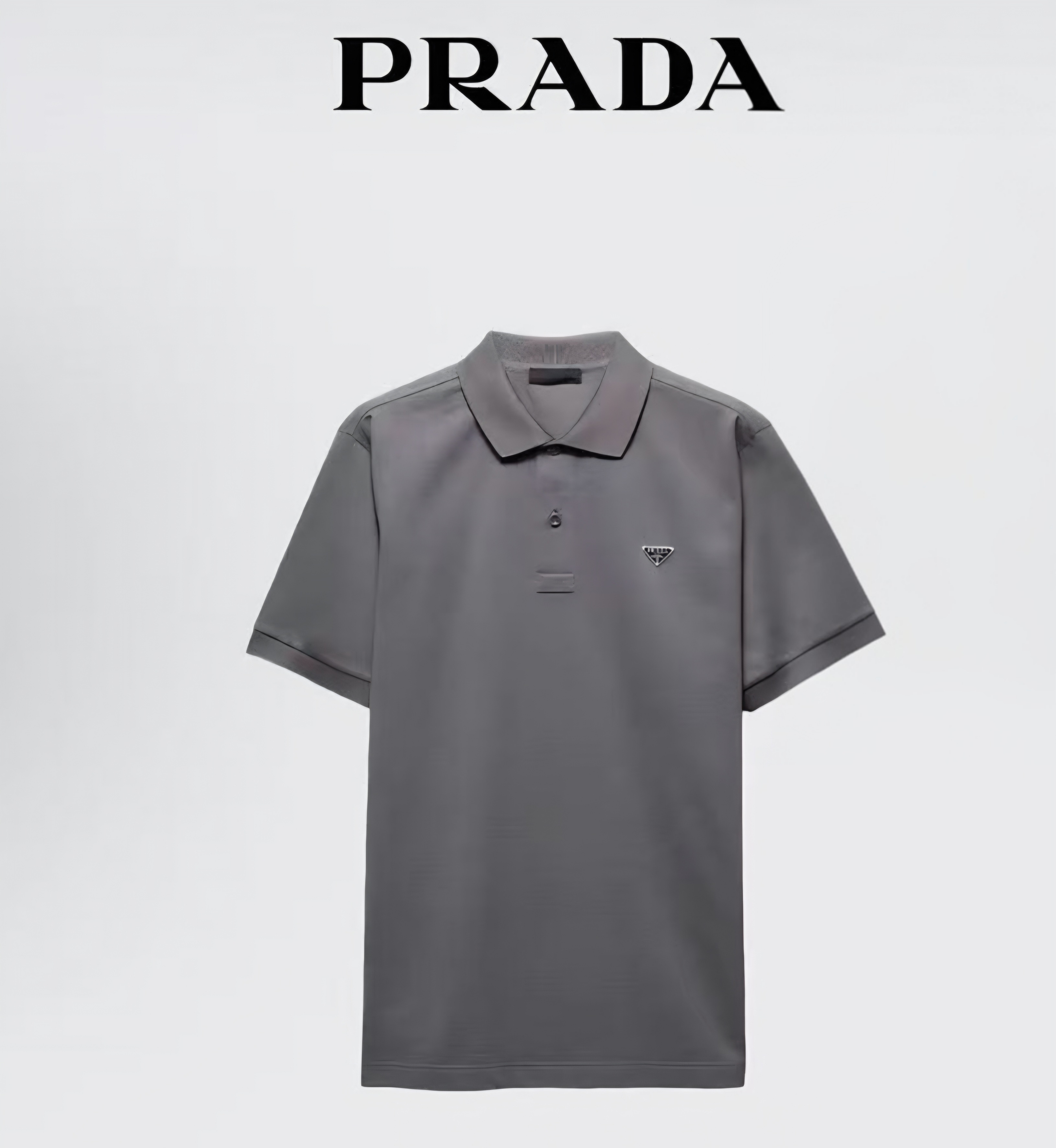 PRADA 經典款 三角標Polo 男款