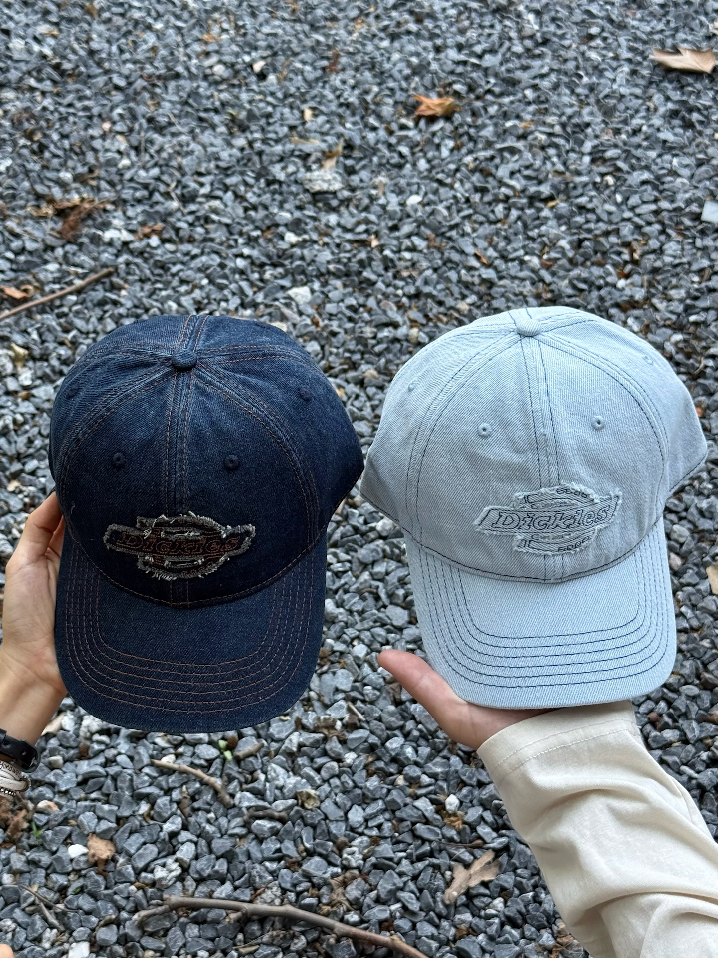 代購-Dickies 刺繡Logo美式 鴨舌帽 老帽 帽子 深藍/淺藍