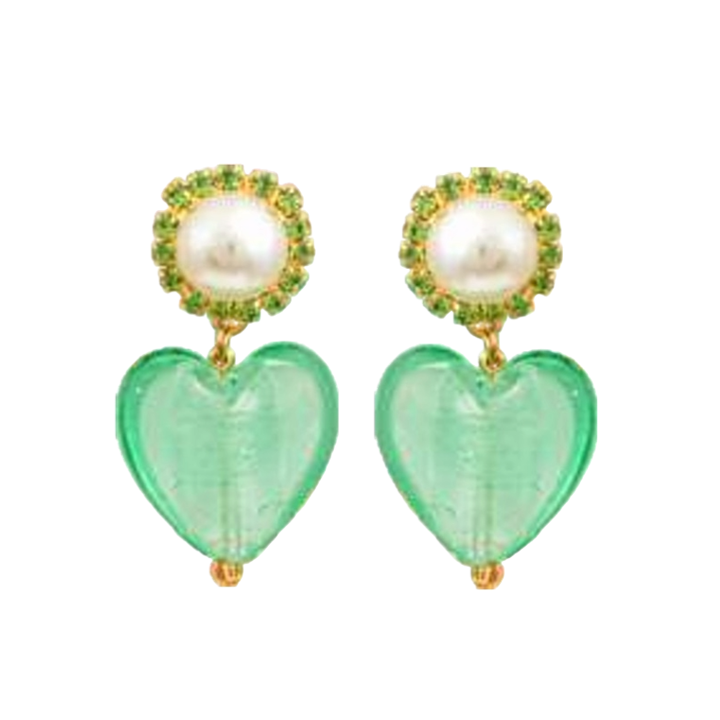 1MY0524-246 [MAYOL] Ariel's Heart Earrings #E59 (EU)