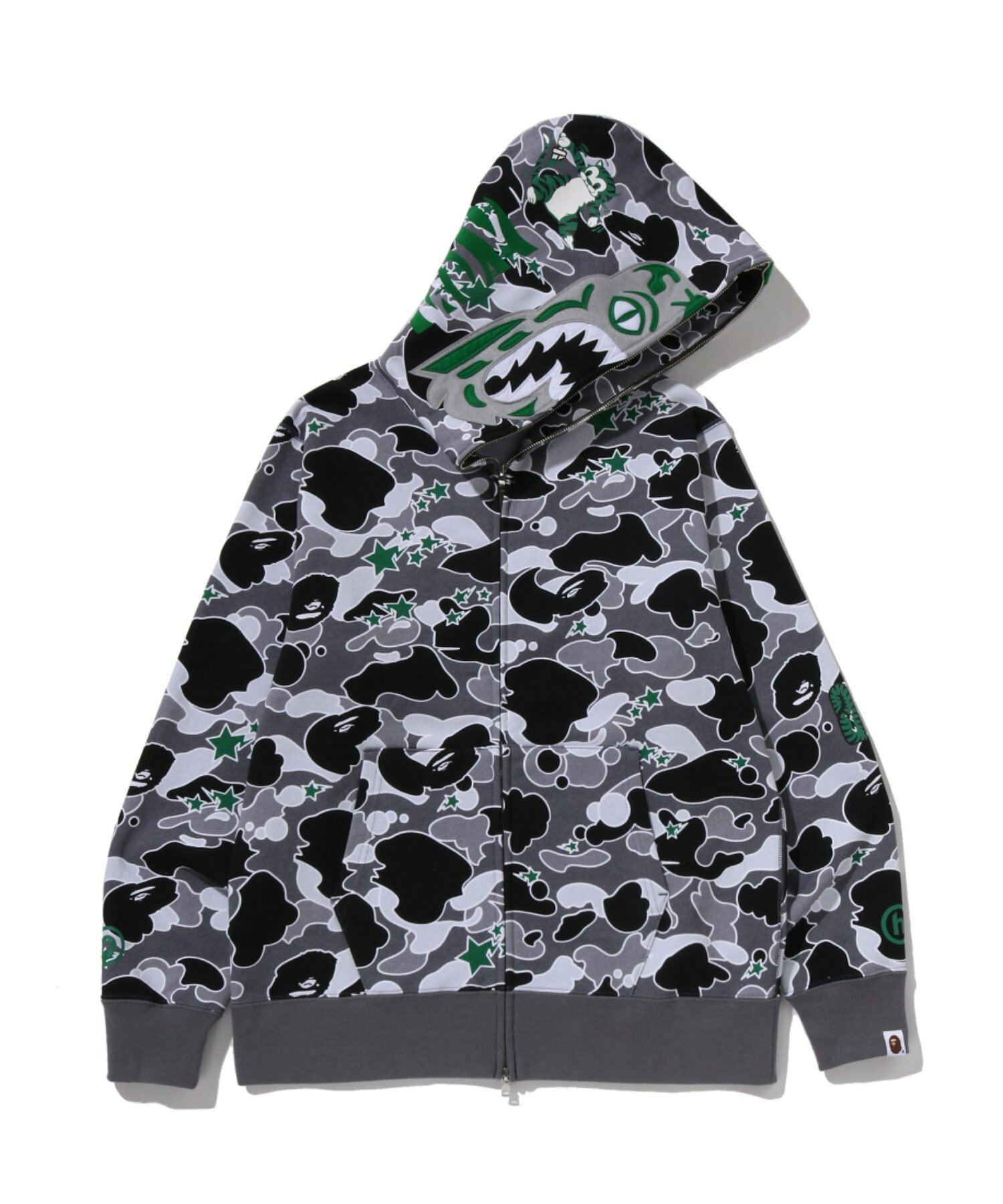 2026SS A BATHING APE BAPE® X HIDDEN STA CAMO TIGER FULL ZIP 迷彩 連帽 外套 現貨 1M23115901
