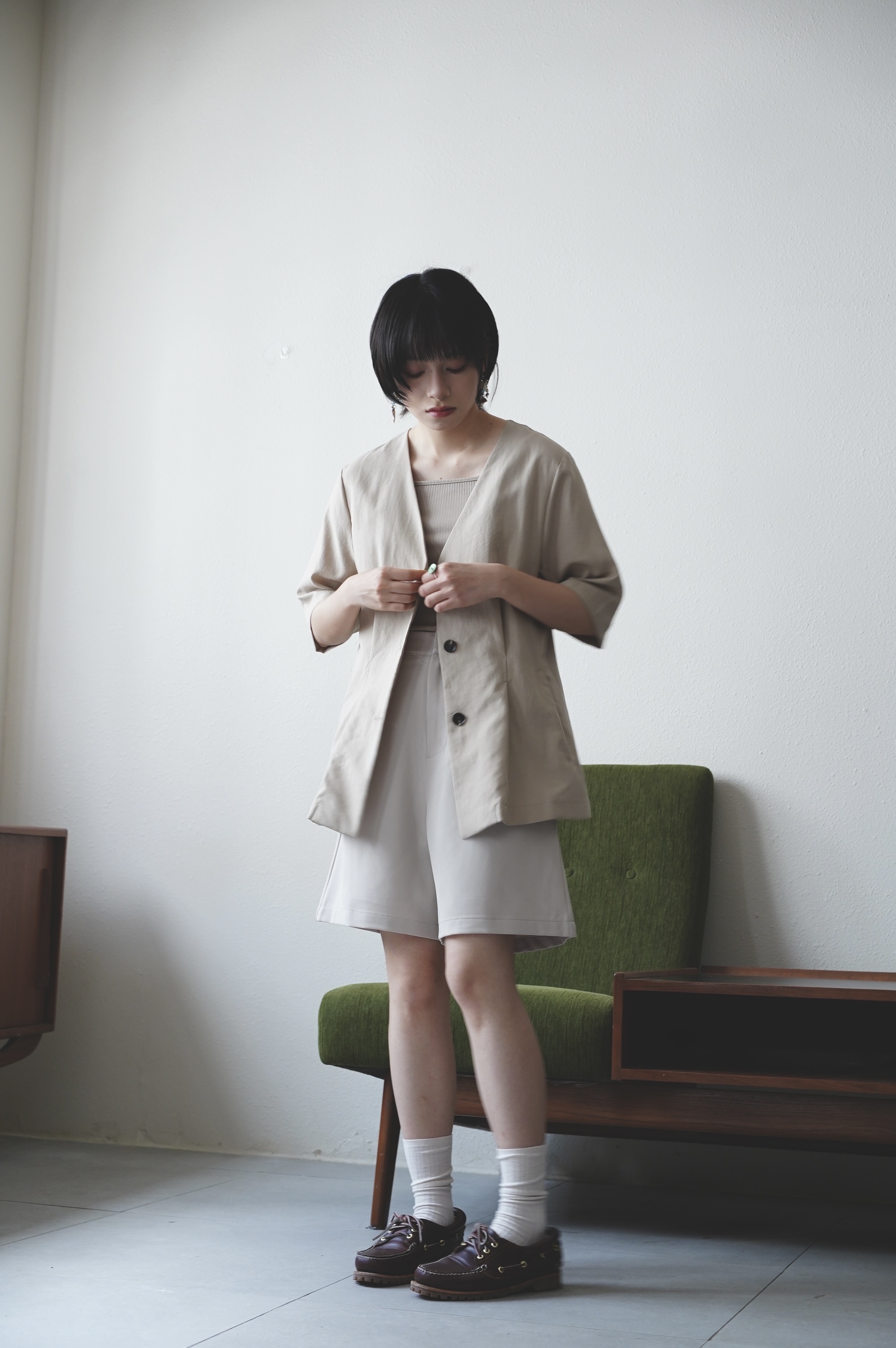 流行中～5分西裝褲 - TR62013