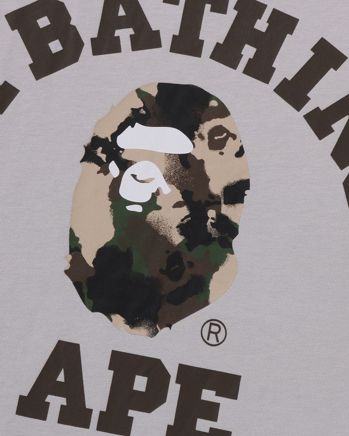 2026SS A BATHING APE BAPE Map Camo College Relaxed Fit Tee 短T 現貨