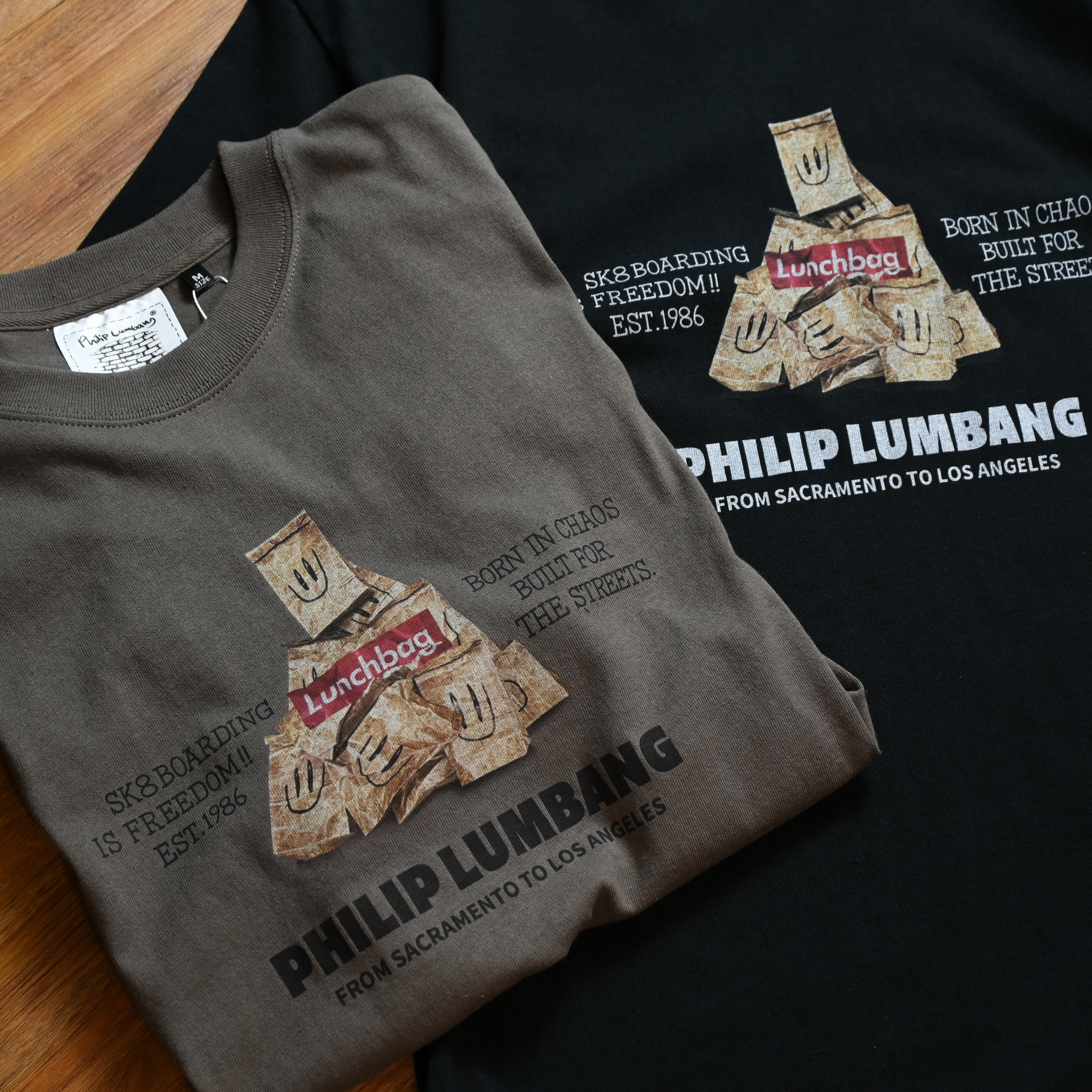 Philip Lumbang Lunch Bag Photorealistic Logo Tee