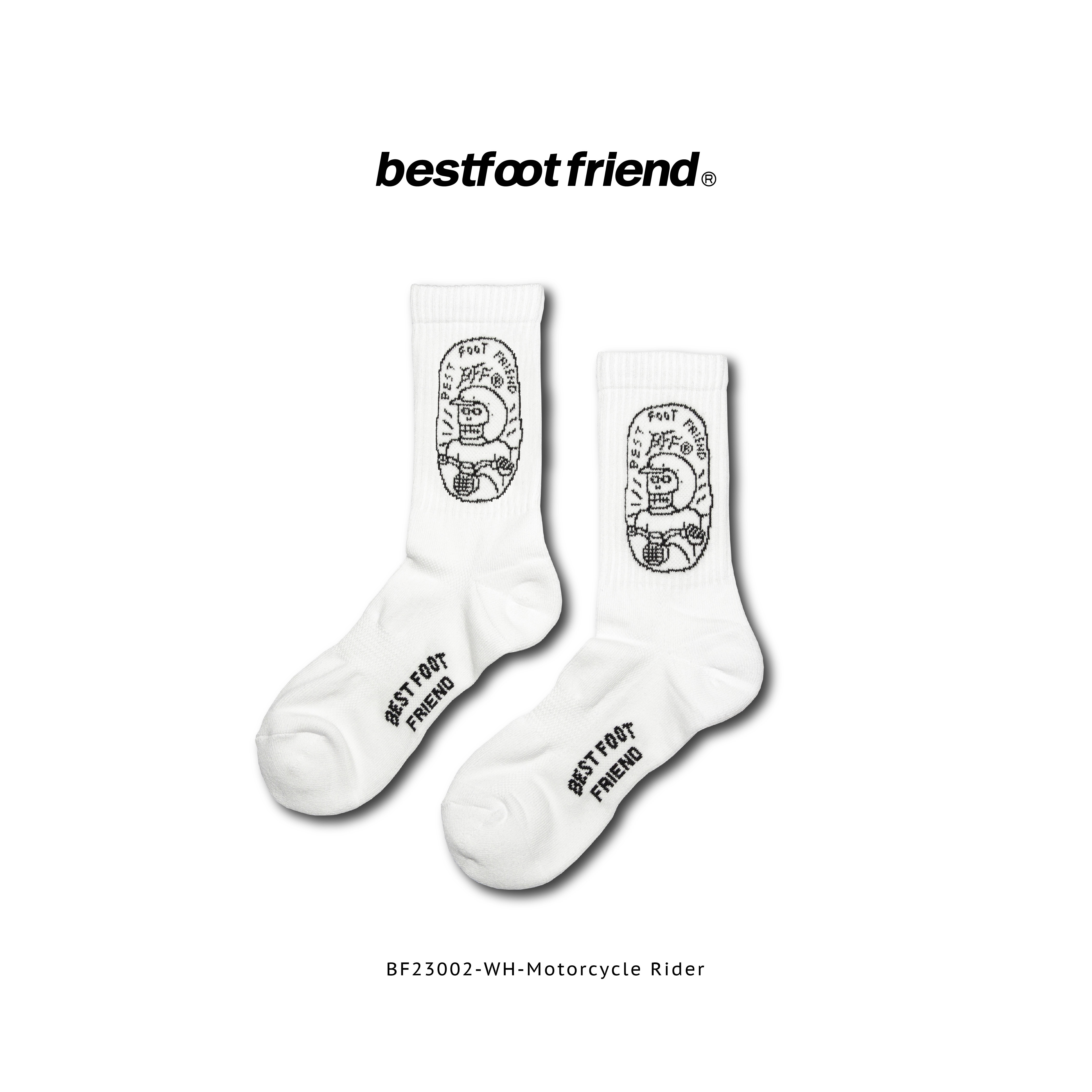 【Focus Store】現貨秒發 BFF Motocycle Rider "White" 白色 機車騎士 BF23002-WH