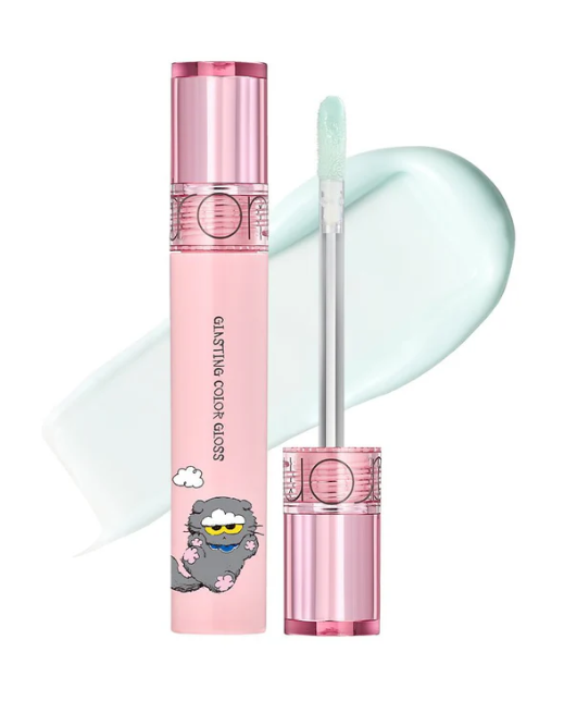 TC23 rom&nd X ZO&FRIENDS GLASTING COLOR GLOSS 玻璃光感唇釉- 20 CLOUDY MINT 4g