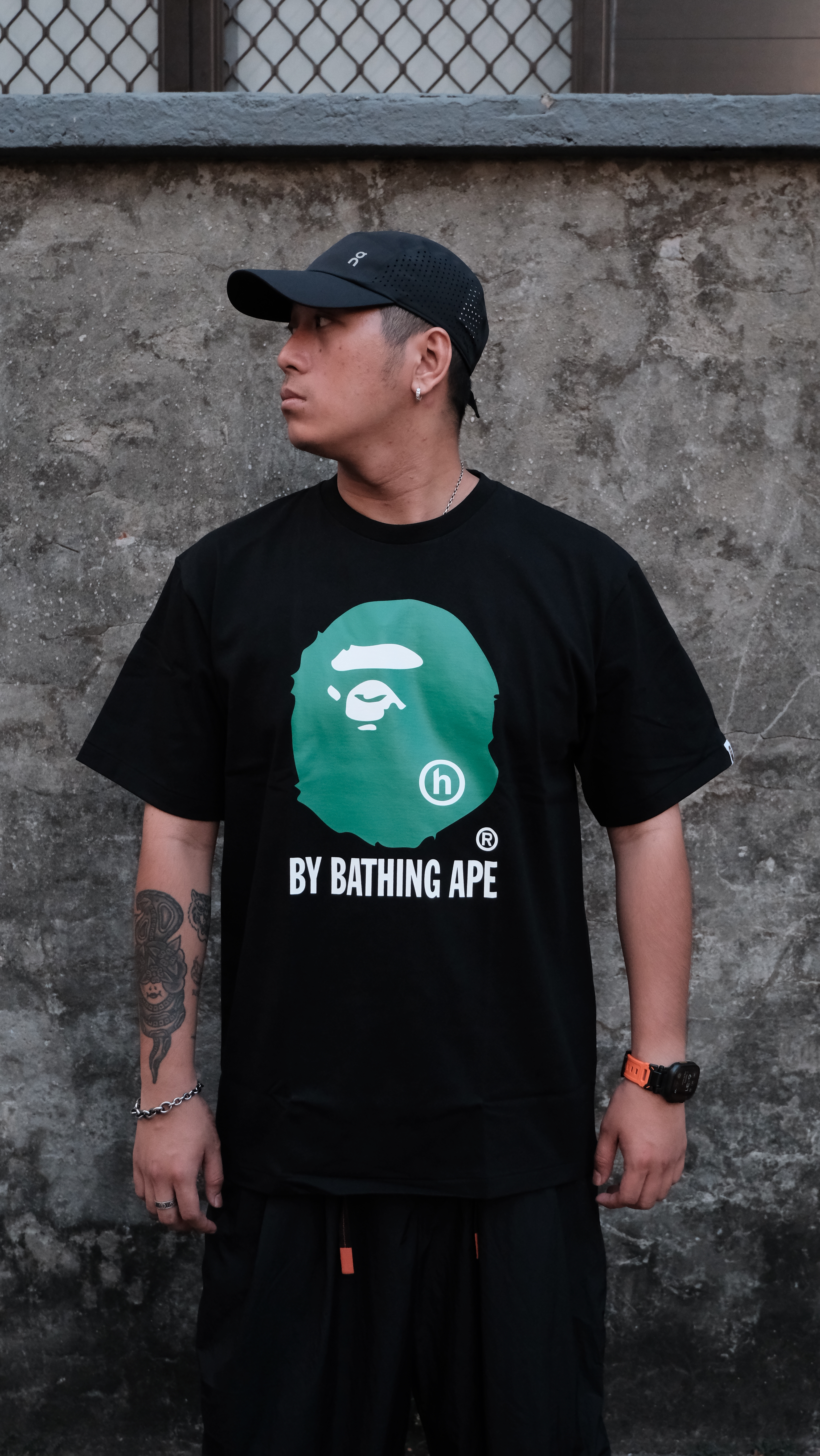 BAPE × Hidden NY 聯名款 26SS 猿人頭 短Tee 0ZXTEM901101Q