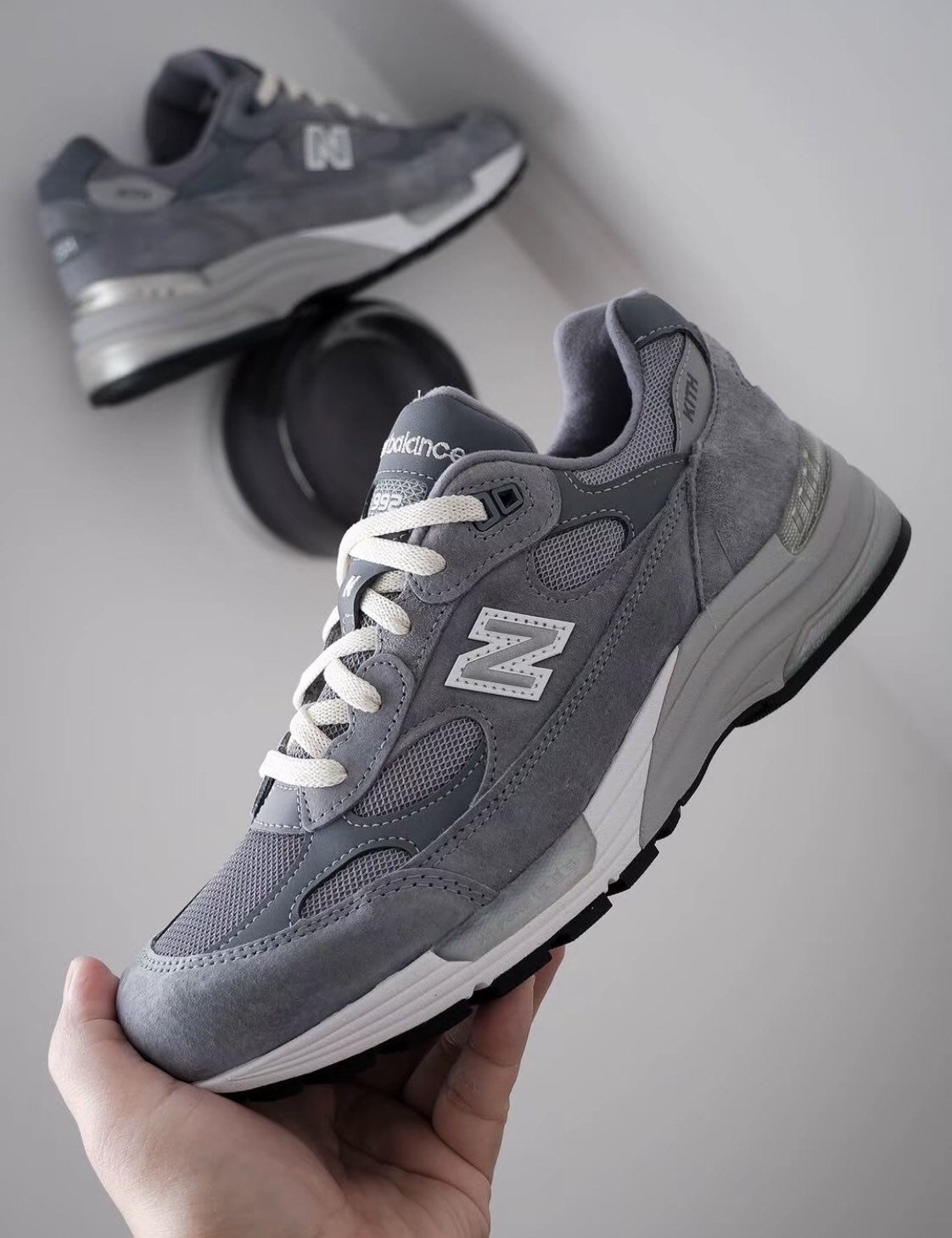 【APAIR】預購 kith x NEW BALANCE 992 元祖灰 聯名款 U992KI