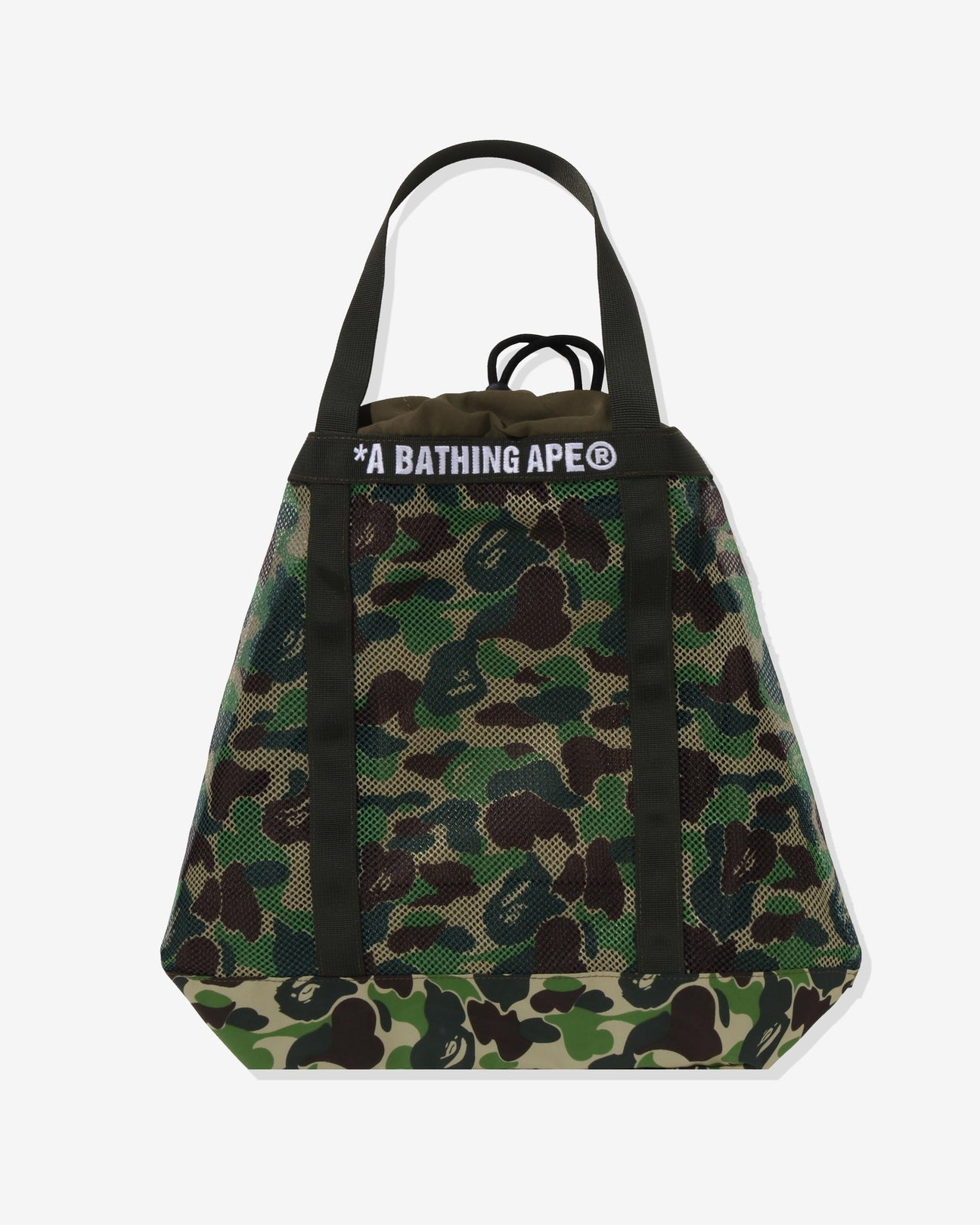 2026SS A BATHING APE BAPE ABC Camo Mesh Tote Bag 迷彩 托特包 現貨 1J30189004