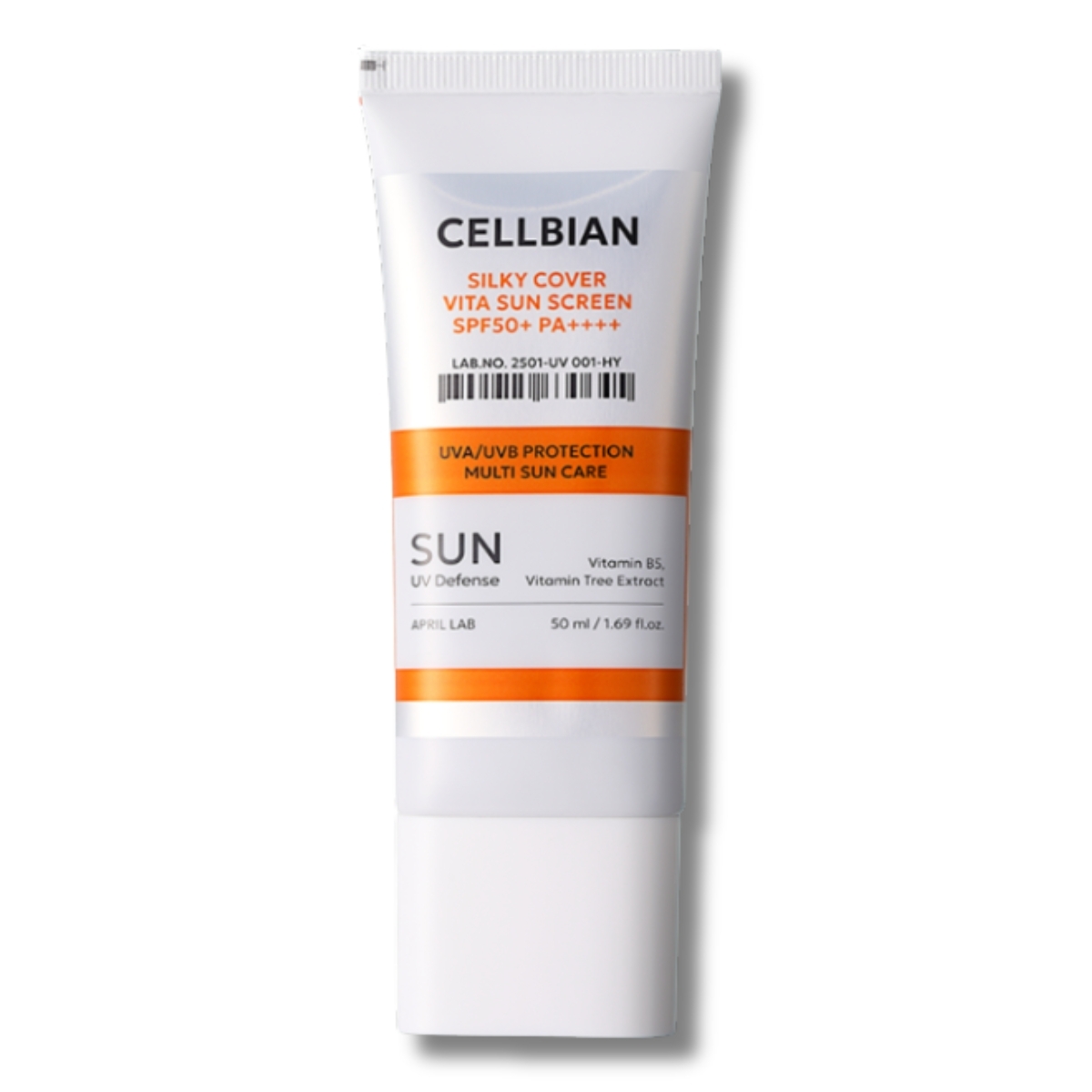 Cellbian 絲滑遮瑕低敏維他防曬霜 SPF50+/PA++++ 50ml