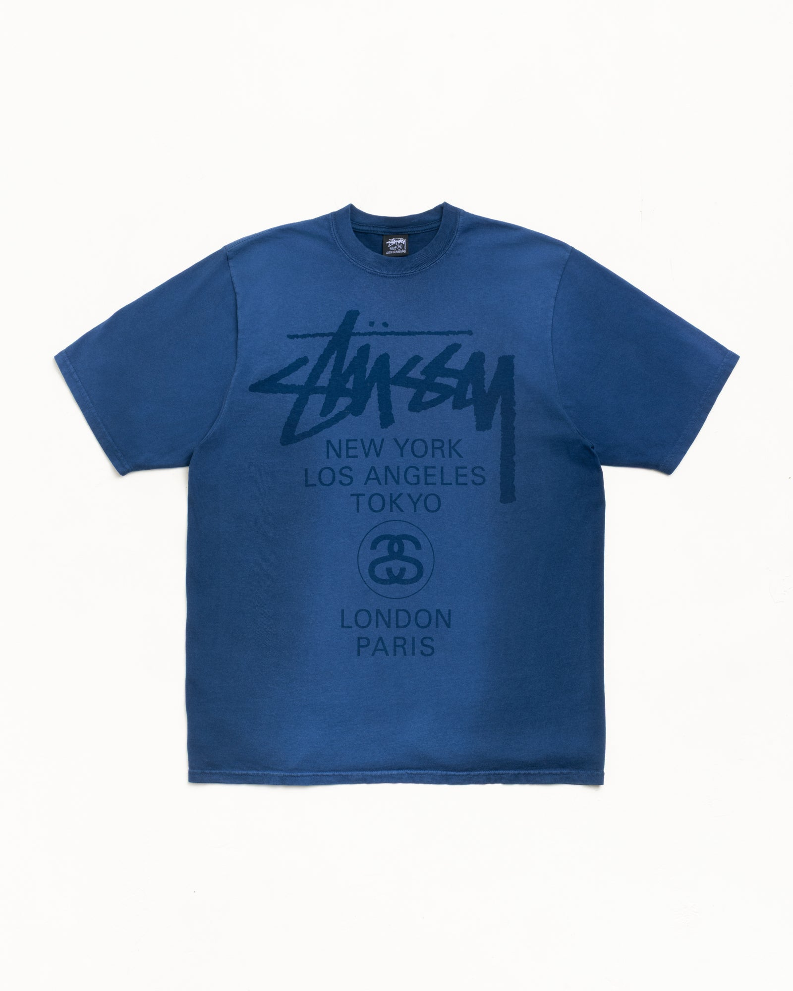 2026SS STUSSY WORLD TOUR SUN FADE TEE 熱門款 水洗 世界巡迴 短T 現貨 3903962SF