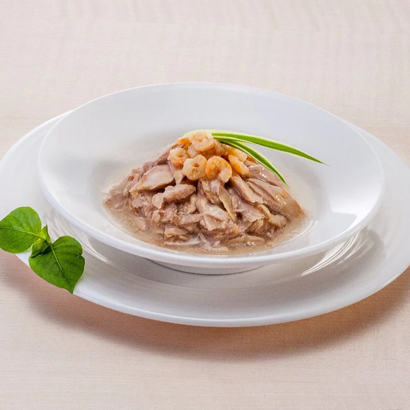 Cherie 法麗 - 高纖吐毛系列 - 吞拿魚佐鮮蝦 (橙) 80g (24罐優惠/$258, 72罐優惠/$698可混同價Cherie罐)