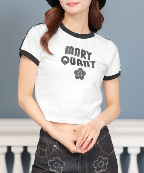 MARY QUANT / Compact Ringer T-Shirt