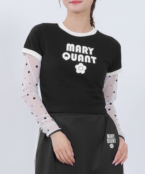 MARY QUANT / Compact Ringer T-Shirt