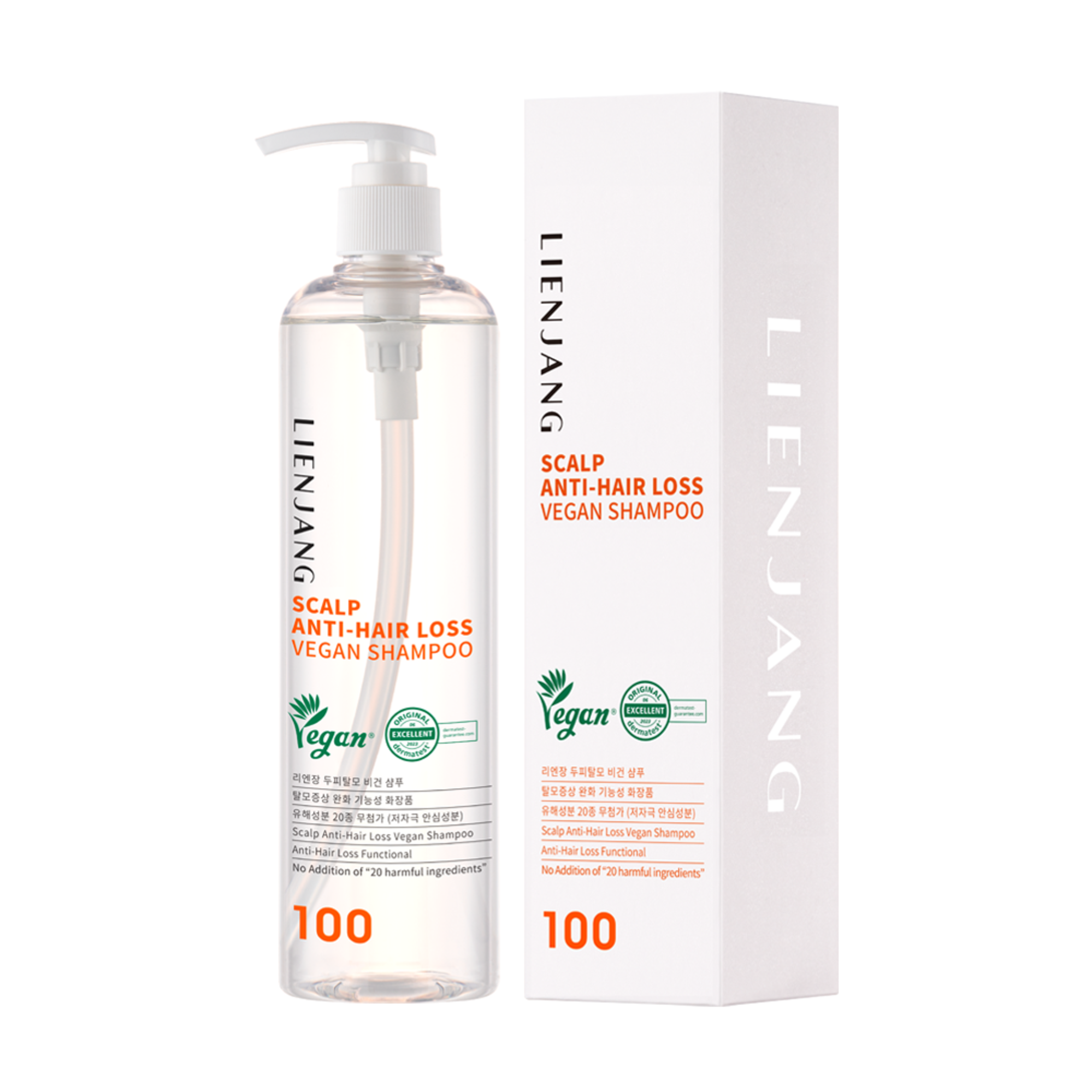 TC38 麗妍常 LIENJANG 天然提取防脫洗髮水 SCALP ANTI-HAIR LOSS VEGAN SHAMPOO 400ML