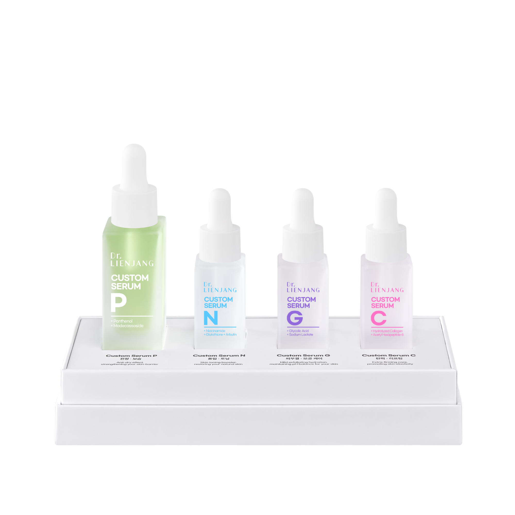 TC36 麗妍常 LIENJANG CUSTOM SERUM (SET) 魔方精華套盒 (30ml*1ea + 10ml*3ea)
