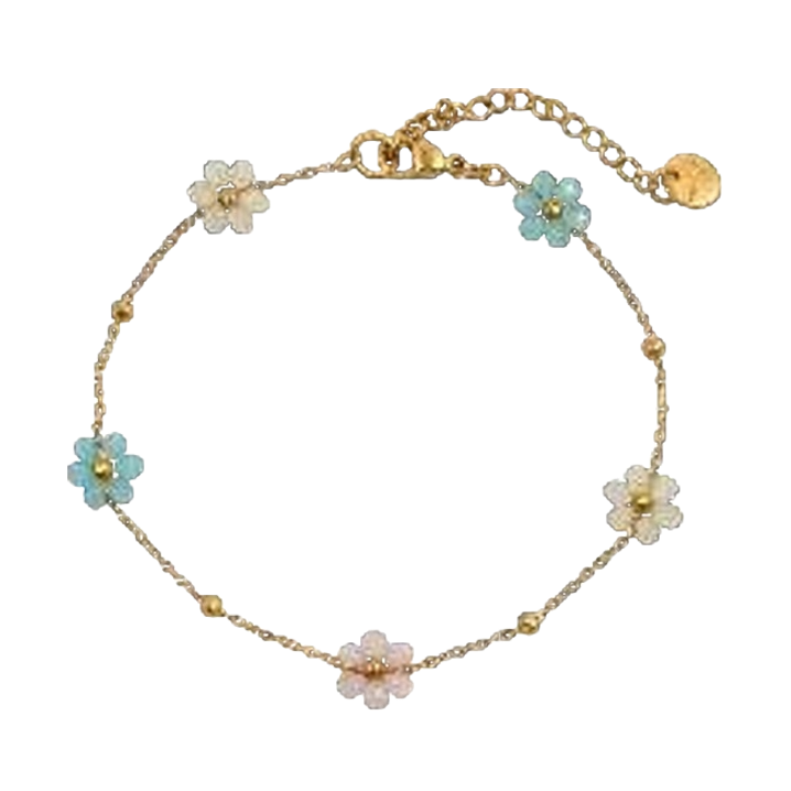 1MY0524-286 [MAYOL] Spring Blossom Anklets #A19 (EU)
