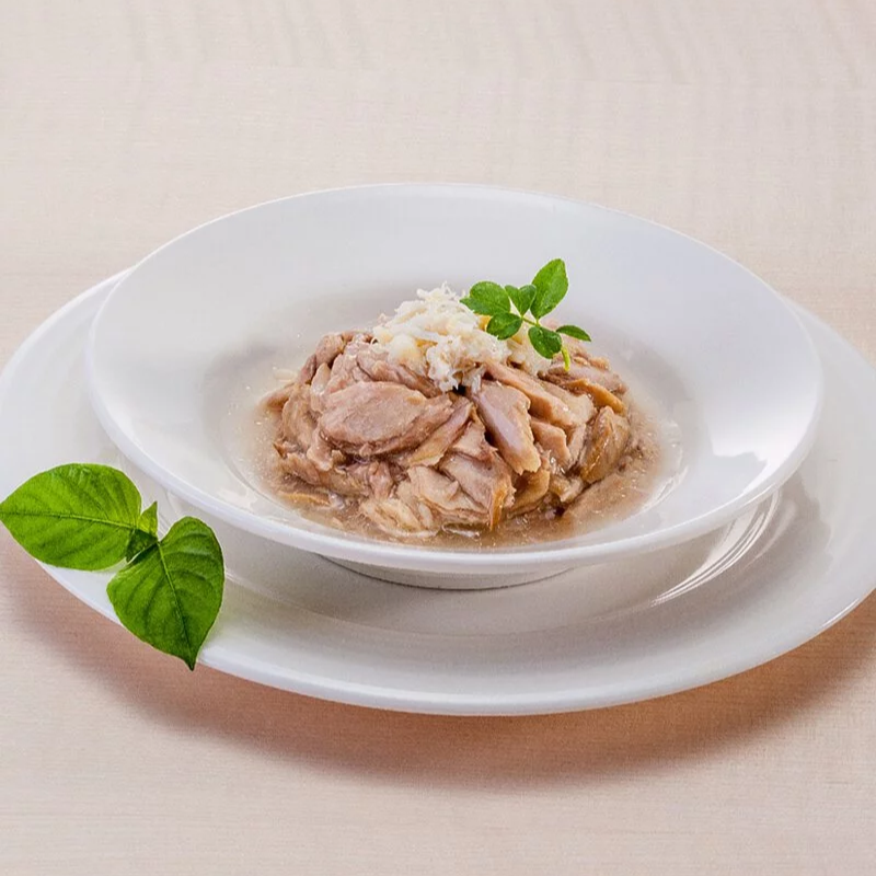 Cherie 法麗 - 高纖吐毛系列 - 吞拿魚佐蟹肉 (綠) 80g (24罐優惠/$258, 72罐優惠/$698可混同價Cherie罐)