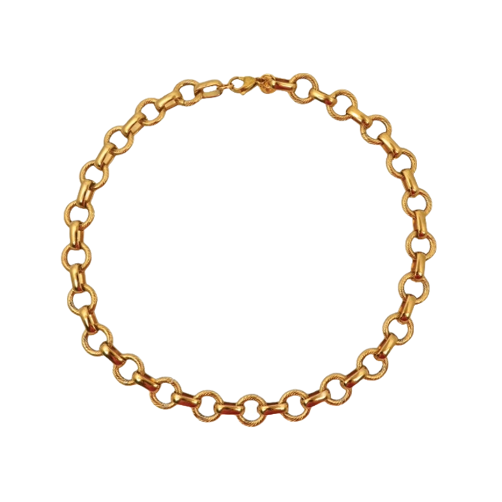 1MY0524-318 [MAYOL] Gold Plated Stainless Steel Charm Necklaces  #CN6 (EU)