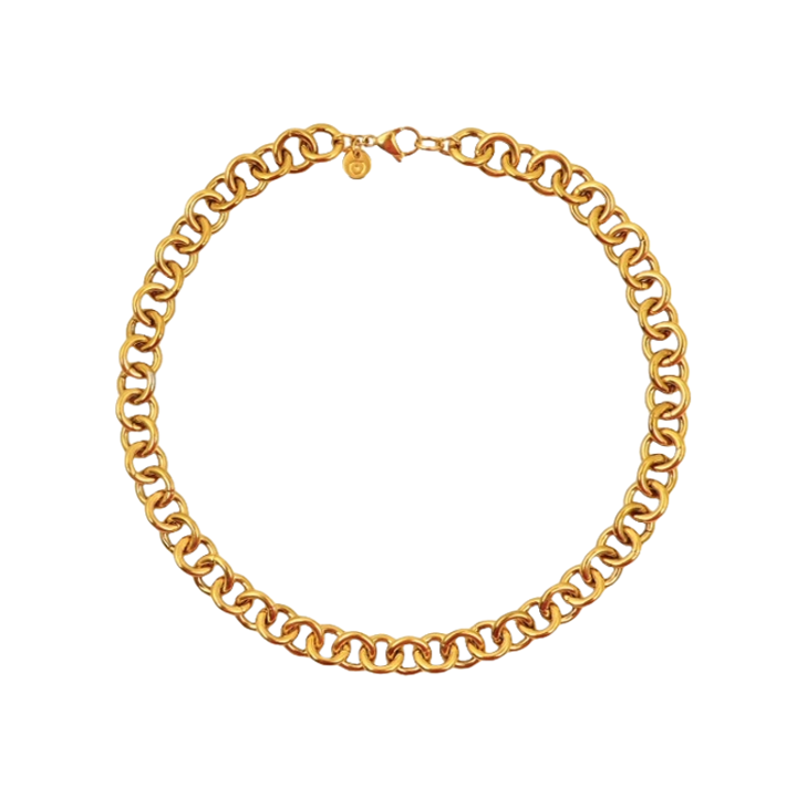1MY0524-320 [MAYOL] Gold Plated Stainless Steel Charm Necklaces  #CN8 (EU)
