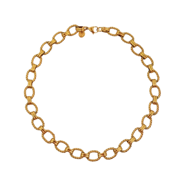 1MY0524-321 [MAYOL] Gold Plated Stainless Steel Charm Necklaces  #CN9 (EU)