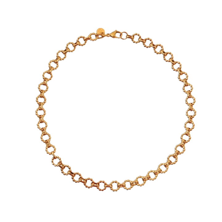 1MY0524-326 [MAYOL] Gold Plated Stainless Steel Charm Necklaces  #CN14 (EU)