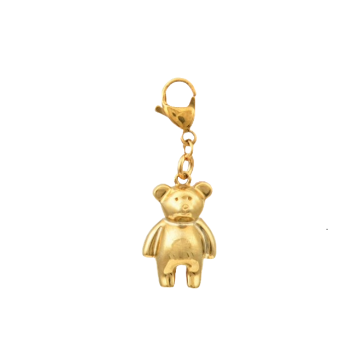 1MY0524-329 [MAYOL] Gold Plated Brass Bear Charms #CC3 (EU)