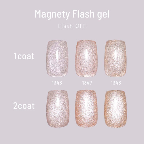 émena-Magnety Flash 貓眼閃鑽凝膠 1346~1348(3色可選)