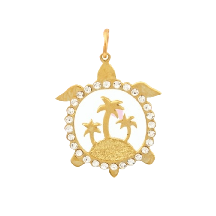 1MY0524-342 [MAYOL] Gold Plated Brass Charms #CC16 (EU)