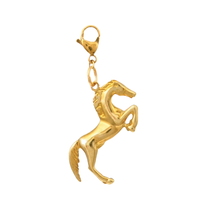 1MY0524-347 [MAYOL] Gold Plated Brass Tristar Charms #CC21 (EU)