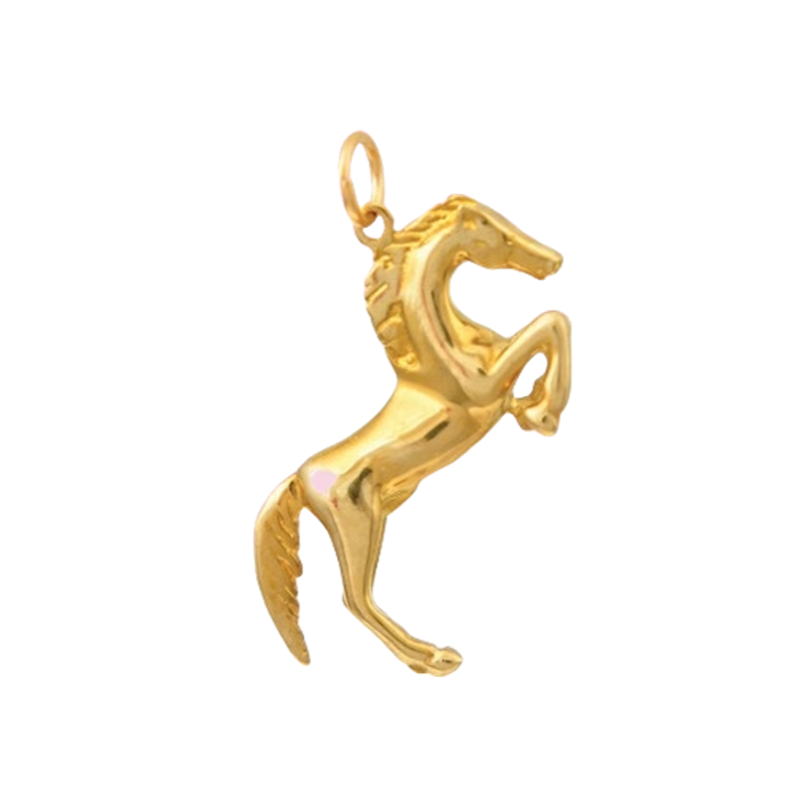 1MY0524-348 [MAYOL] Gold Plated Brass Tristar Charms #CC22 (EU)