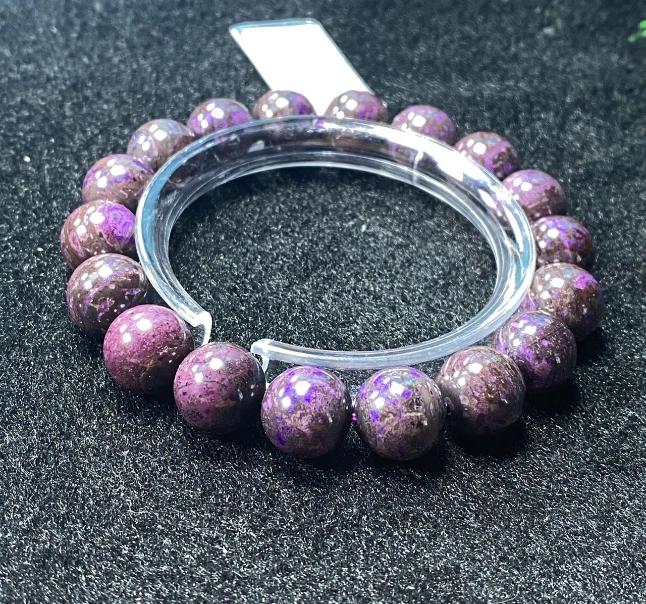 AB260523-D94-舒俱來收藏級絲絨紫圓珠手串（一物一證書）（7月頭到倉，限尖沙咀自取）