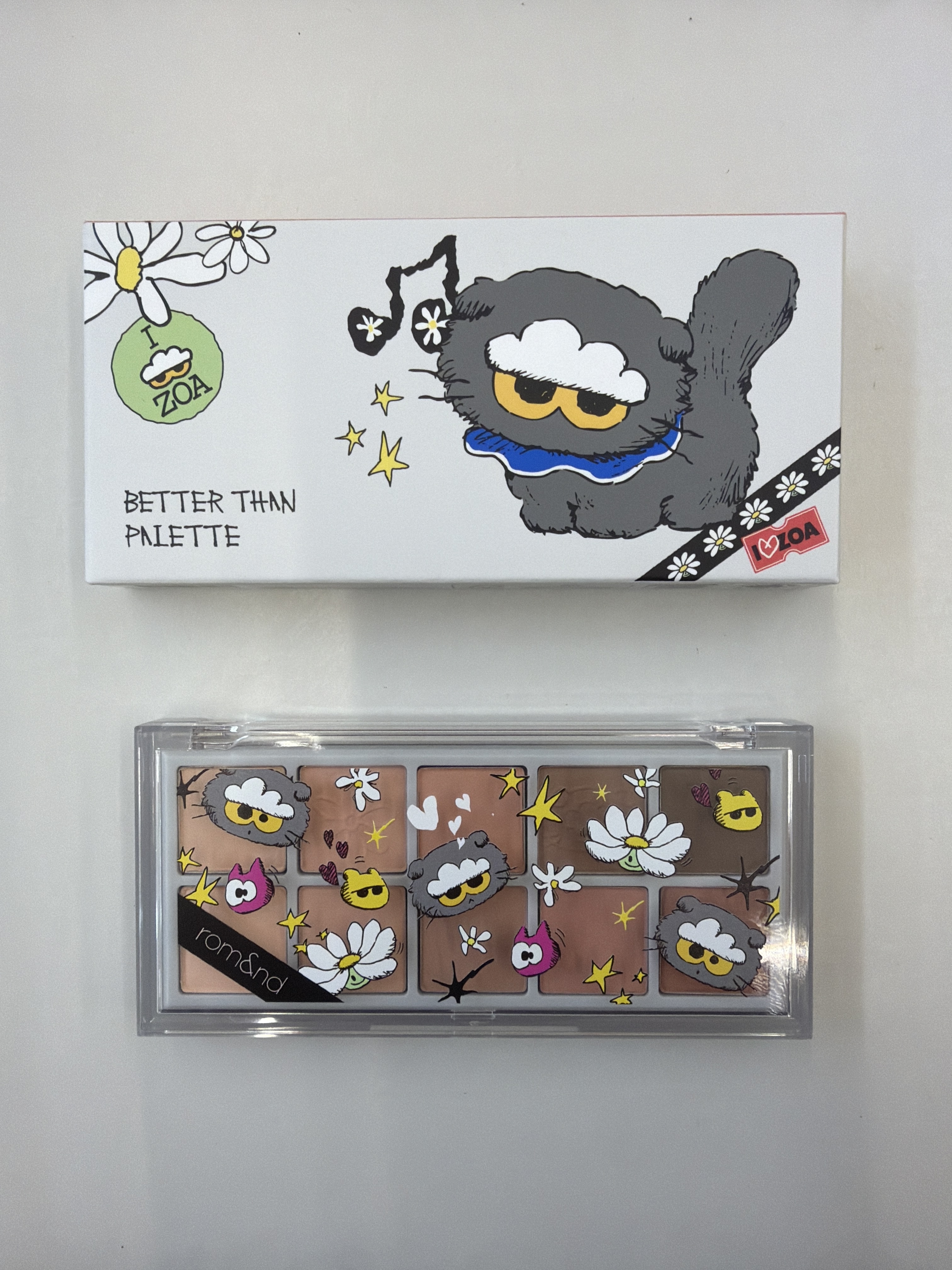 TC29 rom&nd X ZO&FRIENDS BETTER THAN PALETTE  10色眼影盤- 05 SHADE & SHADOW GARDEN 8g