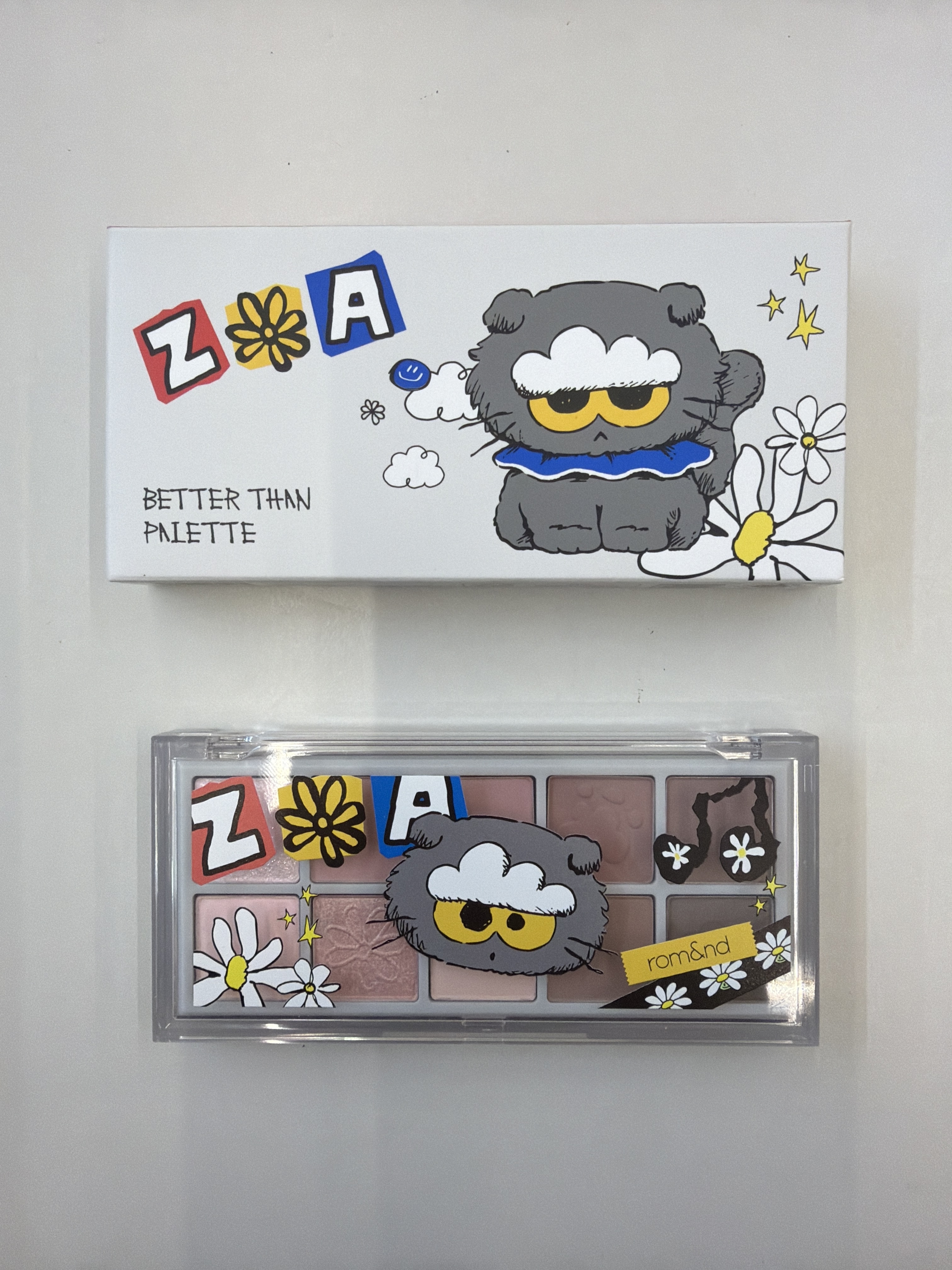 TC30 rom&nd X ZO&FRIENDS BETTER THAN PALETTE  10色眼影盤- 15 KITTEN CLOUD GARDEN 8g