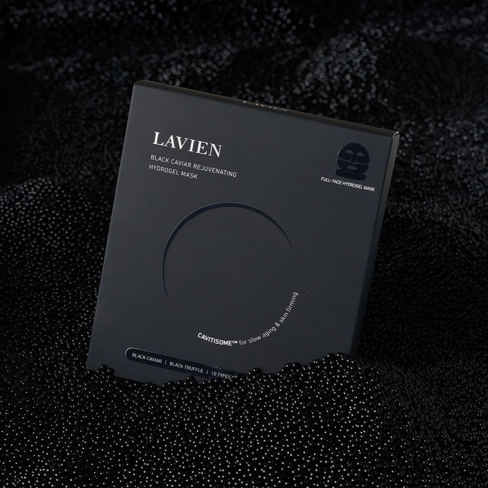 LV13 LAVIEN 黑魚子醬再生水凝膠面膜(41g x5片)
