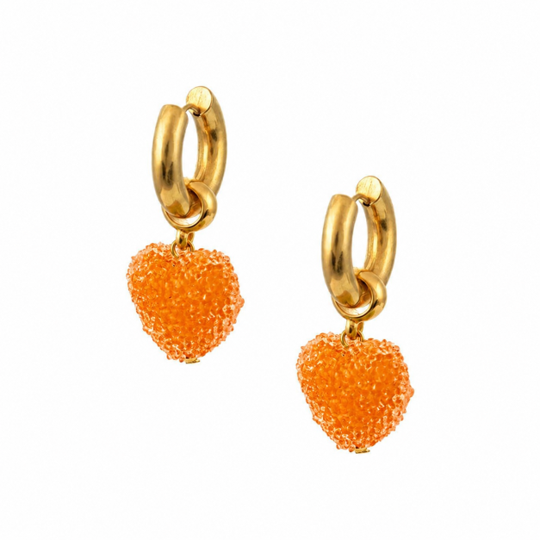1MY0524-030 [MAYOL] Candyshack Earrings Orange #CC30 (EU)