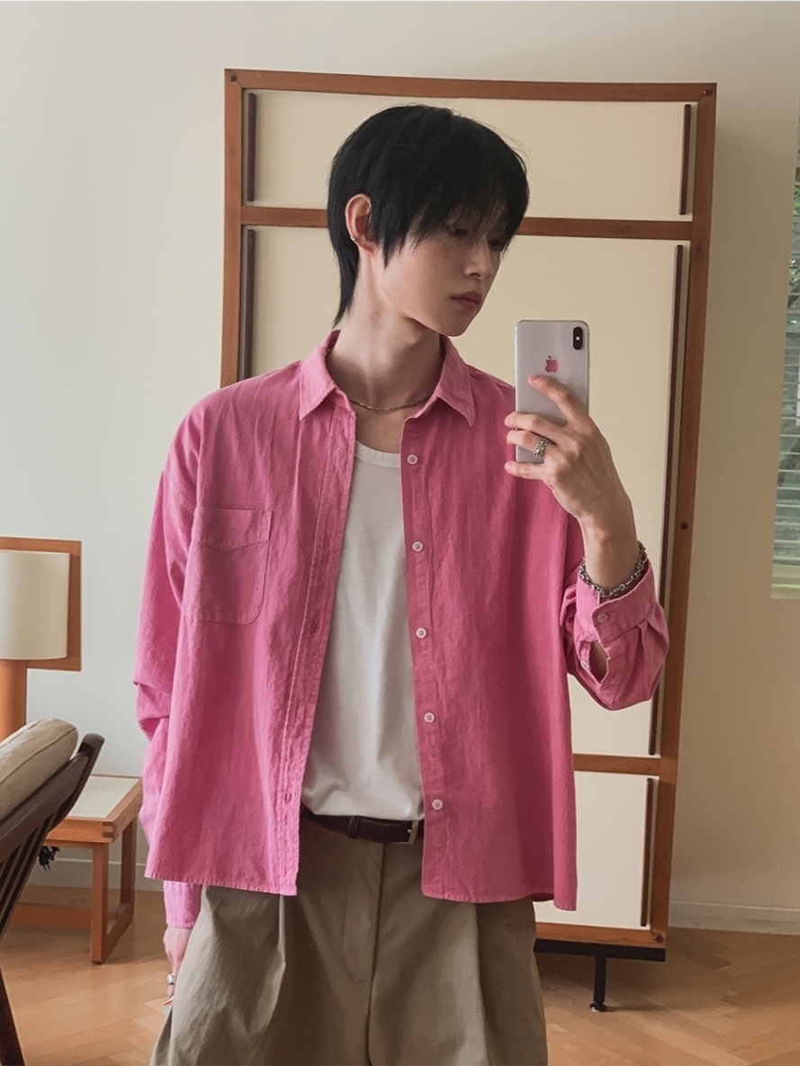 Lucy Pigment Crop Shirt