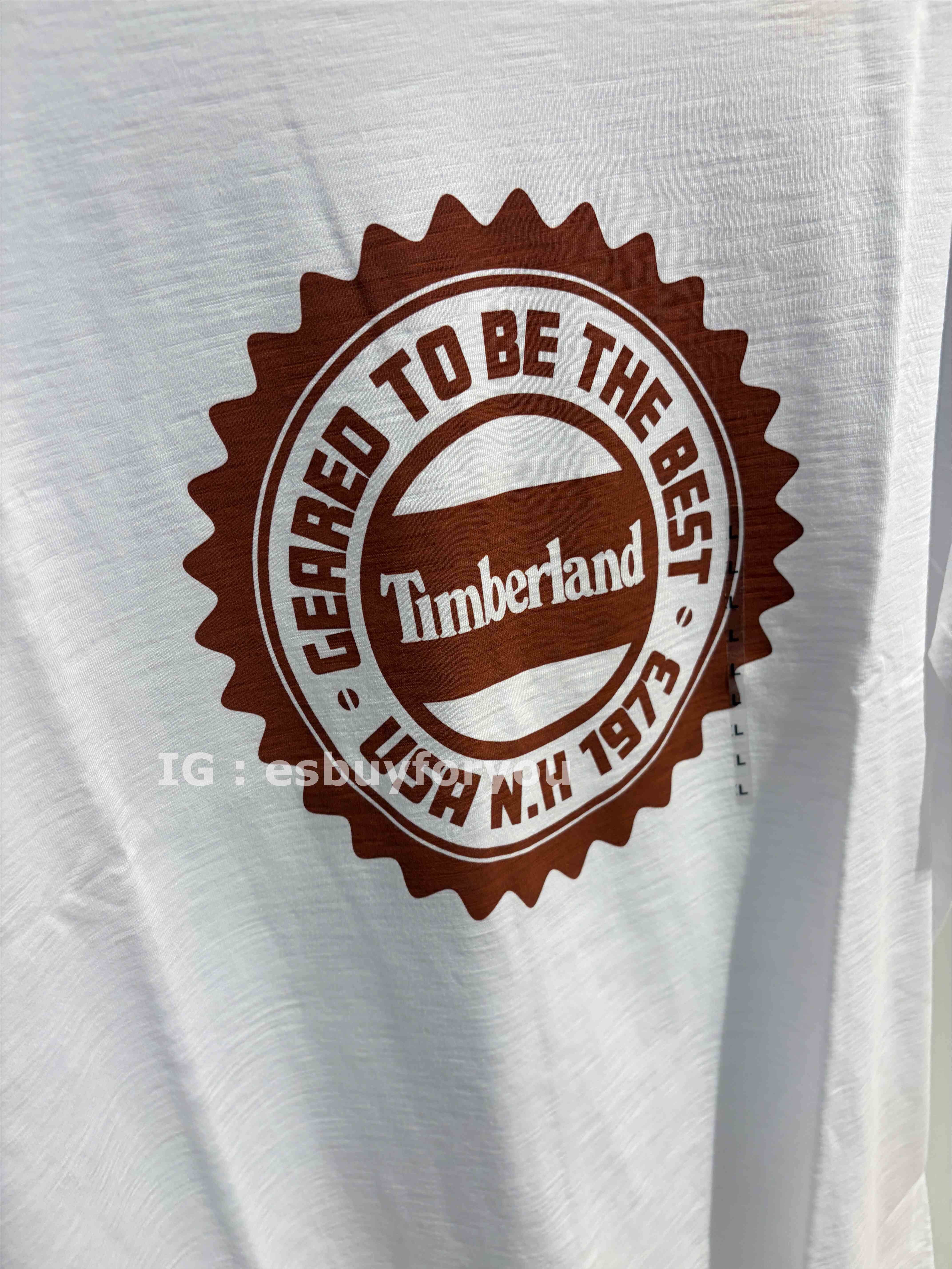 Timberland 大人 圓牌圖案  短TEE (3色)