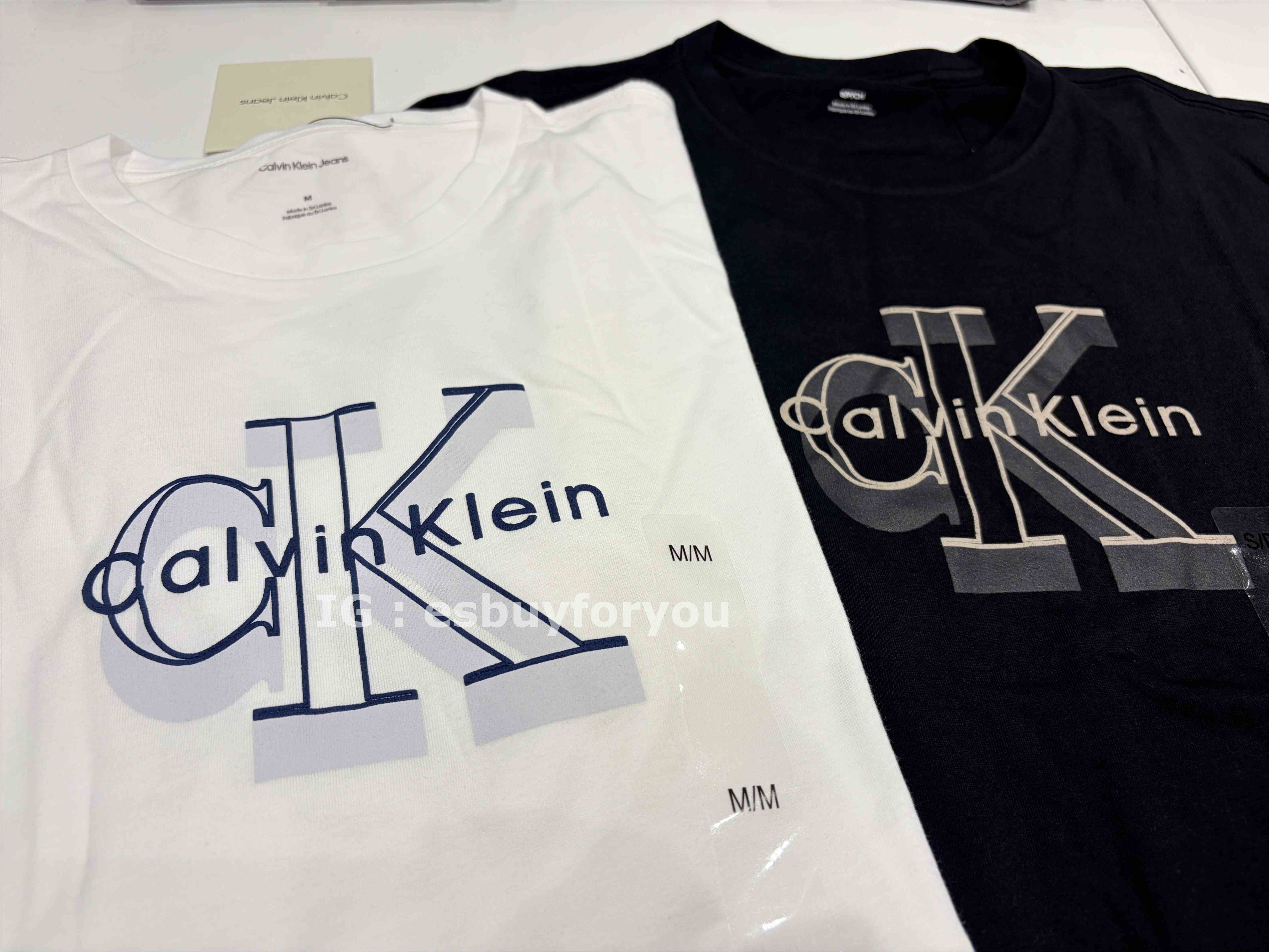 CK 男大人 造型KCK字樣 短TEE (2色)
