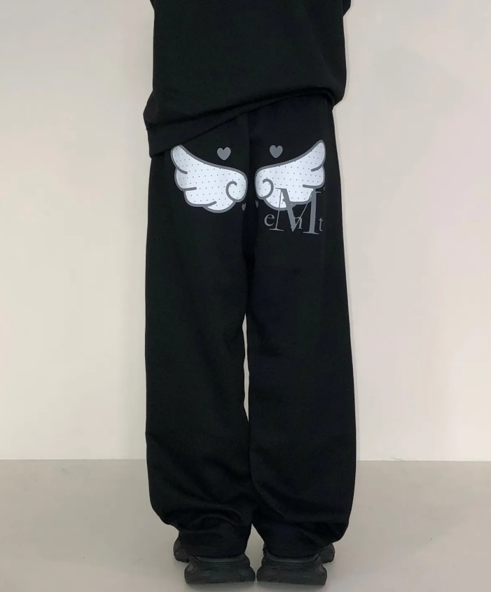 （現貨）韓牌 MUCENT SYLPH 點點天使 翅膀 棉褲 P0000BMP