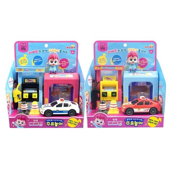 韓國直送 Bebefinn 音樂洗車+油站套裝