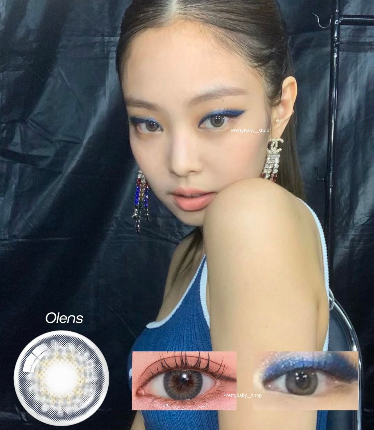 [ jennie同款]OLENS Spanish 1 Day Circle Gray｜日拋彩妝隱形眼鏡｜每盒20片