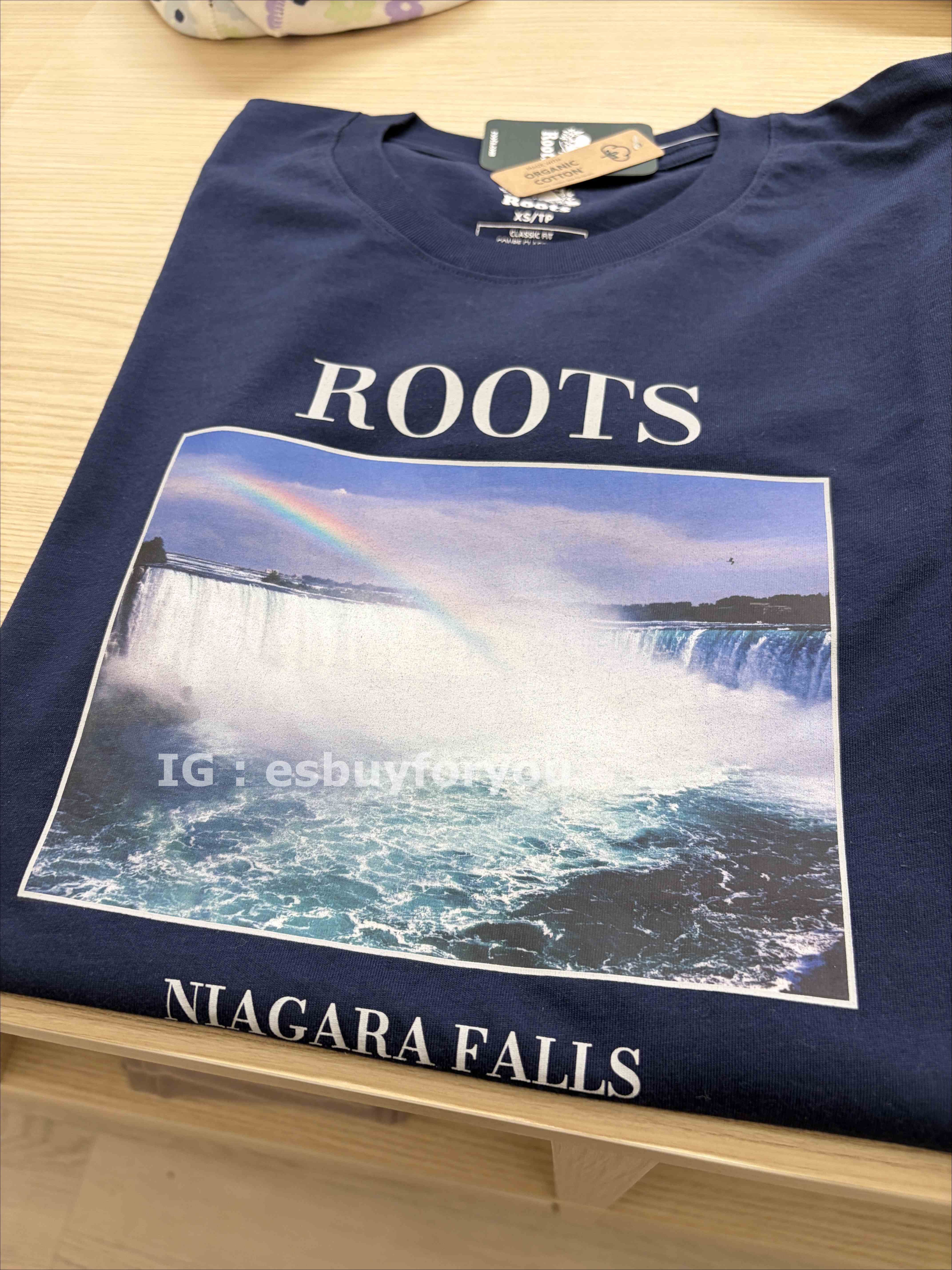ROOTS 男大人 戶外系列 尼加拉瀑布 短TEE