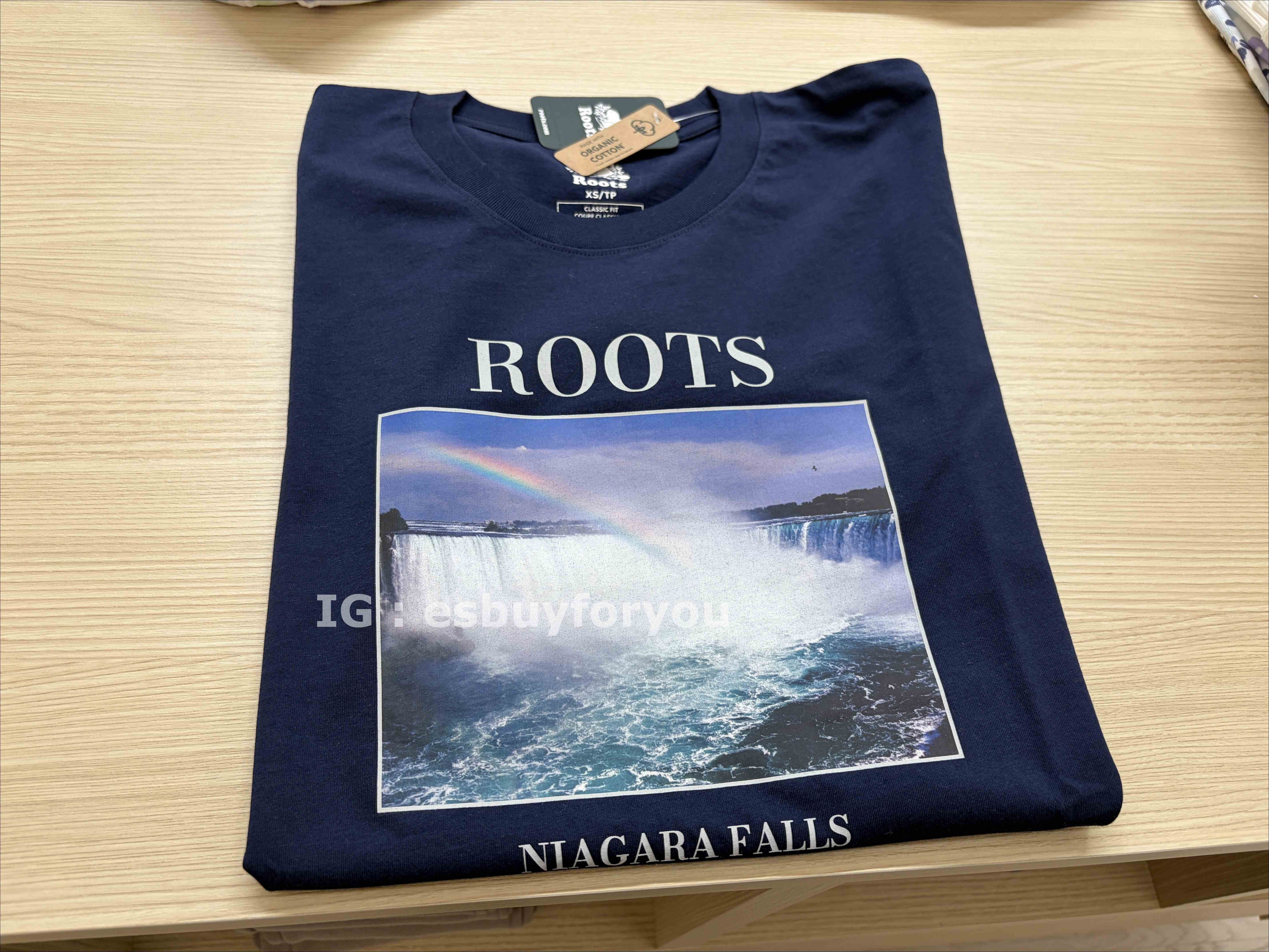 ROOTS 男大人 戶外系列 尼加拉瀑布 短TEE
