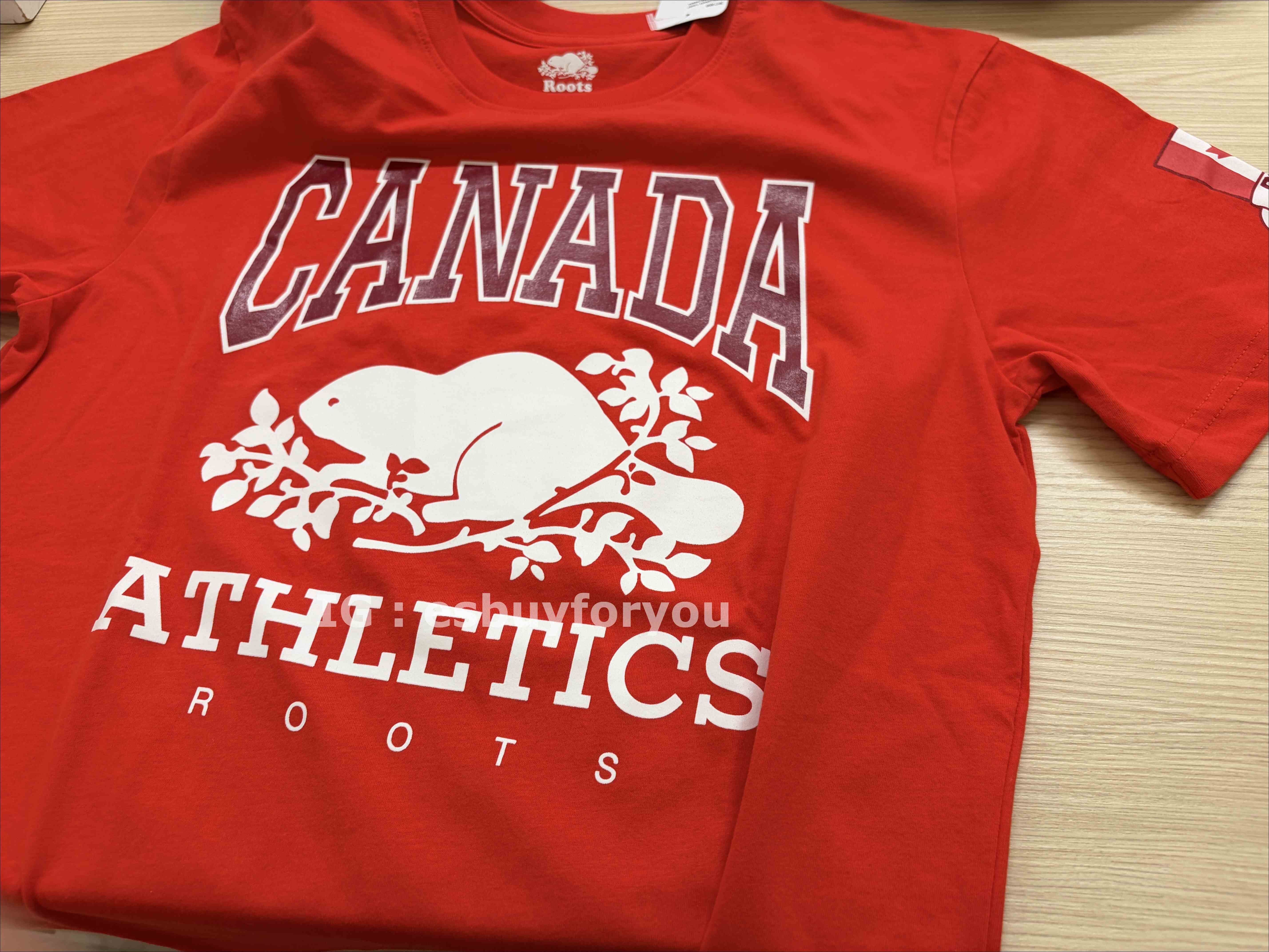 ROOTS 男大人 加拿大製造 經典海狸 短TEE