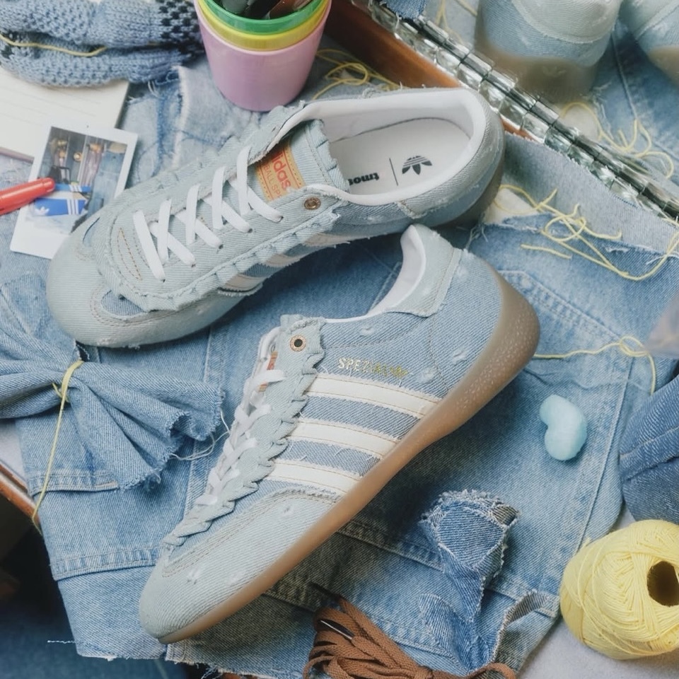 ADIDAS ORIGINALS HANDBALL SPEZIAL LO PRO 水洗 牛仔藍 復古 手球鞋 女款 KJ5755