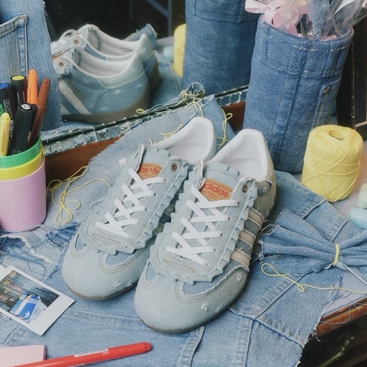 ADIDAS ORIGINALS HANDBALL SPEZIAL LO PRO 水洗 牛仔藍 復古 手球鞋 女款 KJ5755