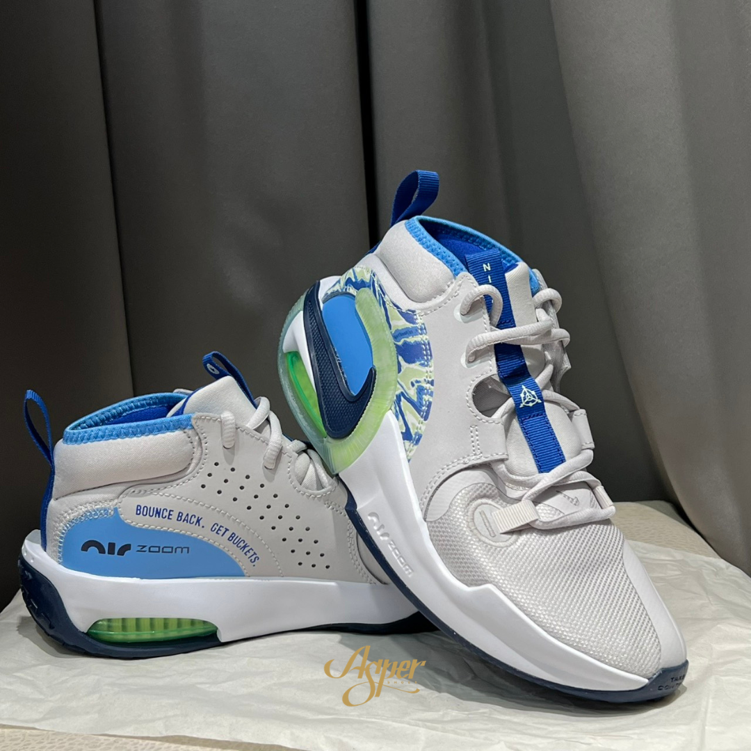 【官網限定】Nike Air Zoom Crossover 2 "Technology" 白綠 籃球鞋 大童鞋 IQ1017-001 V
