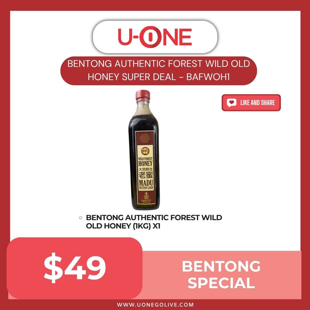 BENTONG AUTHENTIC FOREST WILD OLD HONEY SUPER DEAL - BAFWOH1